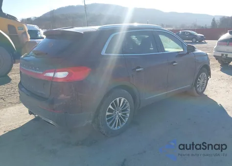 2017 Lincoln Mkx Select z USA, uszkodzony, nr VIN 2LMPJ6KR9HBL25198